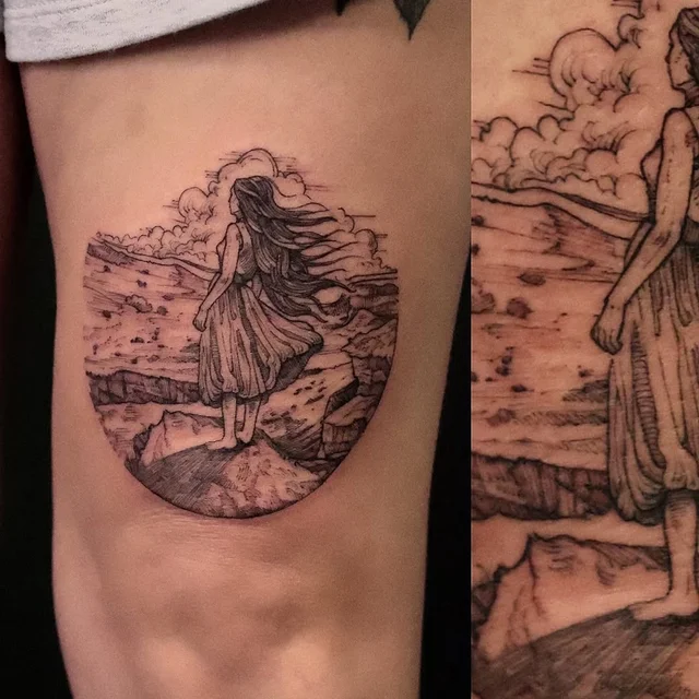 Artist at Moon Tattoo's work 4