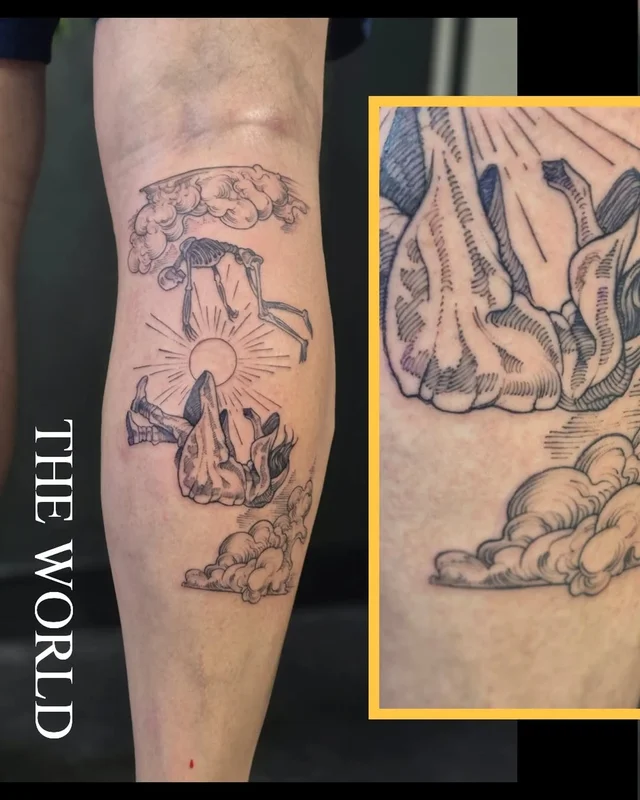 Artist at Moon Tattoo's work 1