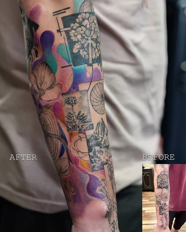 LUCINE—COVER UP TATTOO's work 3