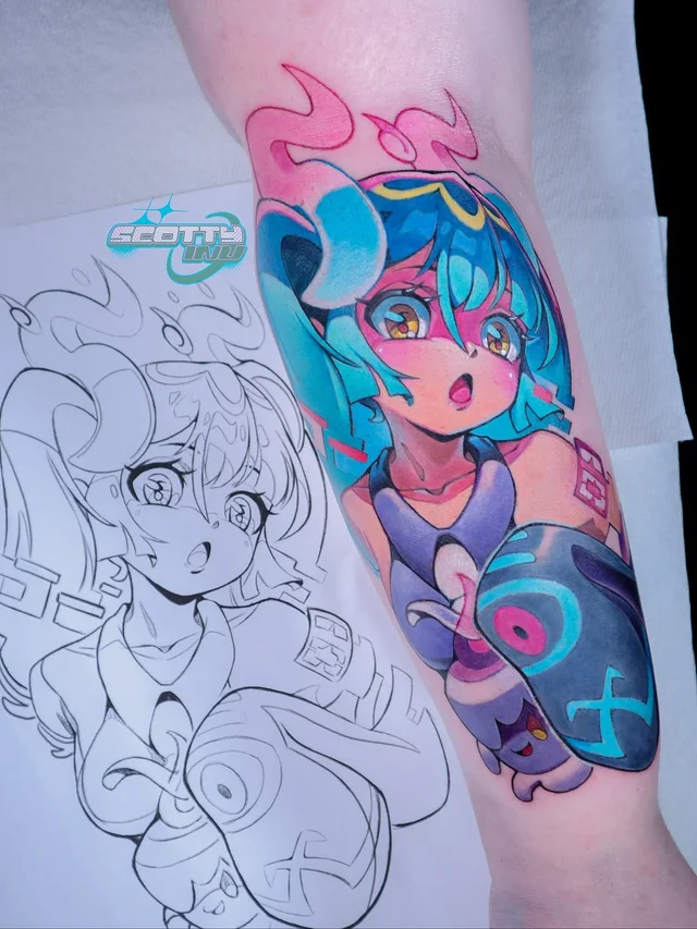 Los Angeles Anime Tattoo's work 3