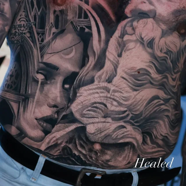 Lady Samurai tattoo by artist's work 4