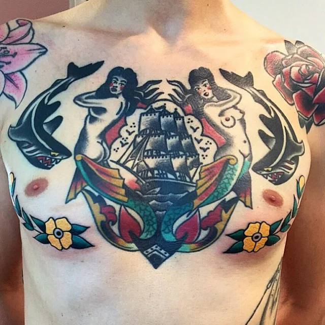 American Traditional Tattoo's work 3