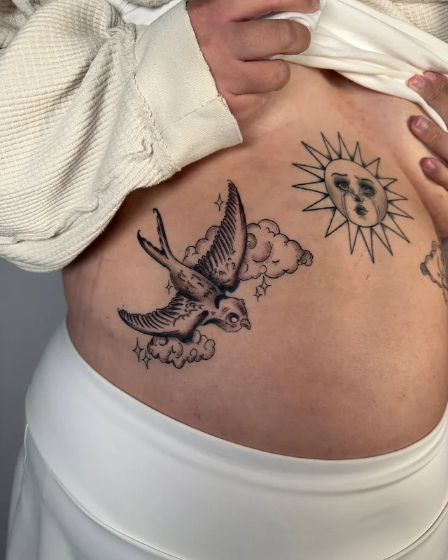 Artist at Moon Tattoo's work 2