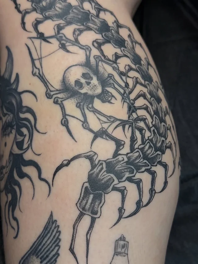 Artist at Moon Tattoo's work 3