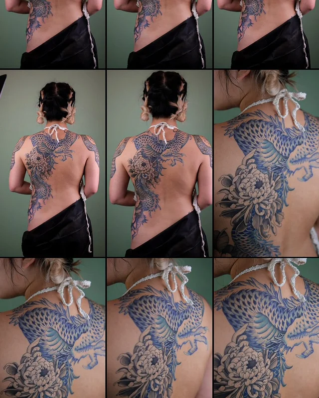 FLOWER TATTOO SF / LA's work 2