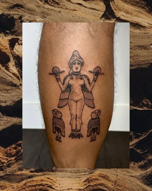 marsha ᯽ blackwork tattoos in los angeles's work 1