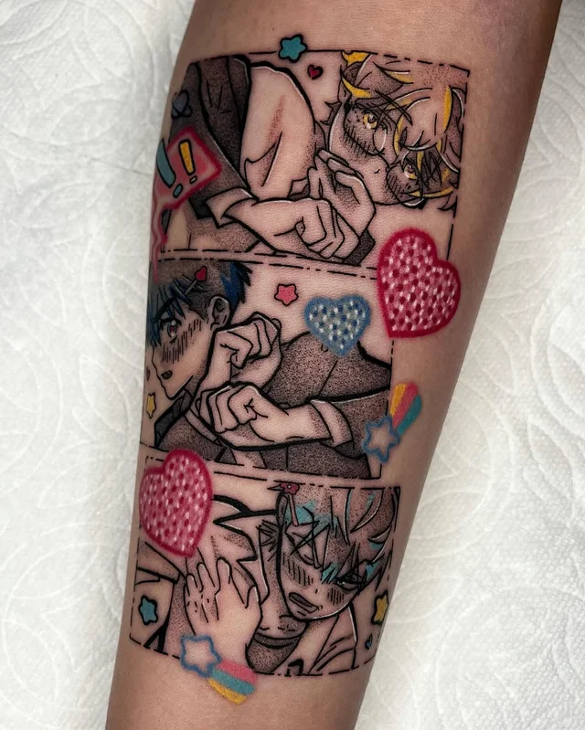 los angeles anime tattoos's work 2