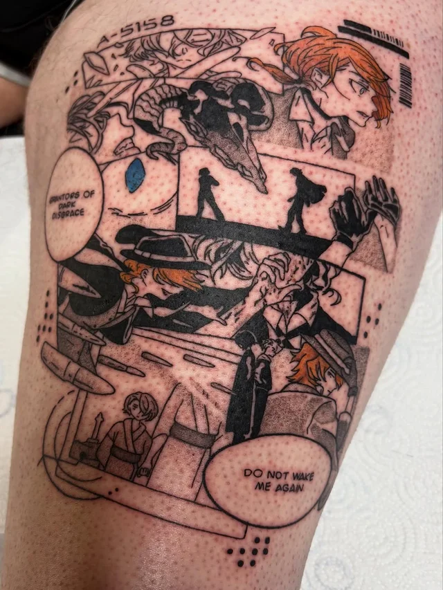 los angeles anime tattoos's work 4