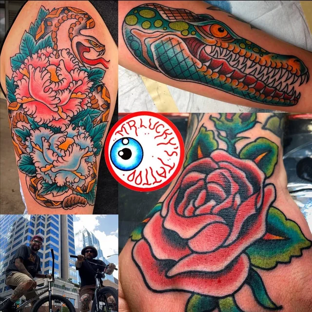 Artist at The Austin Tattoo Co.'s work 2